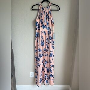 Eliza J Pink and Blue Floral Dress